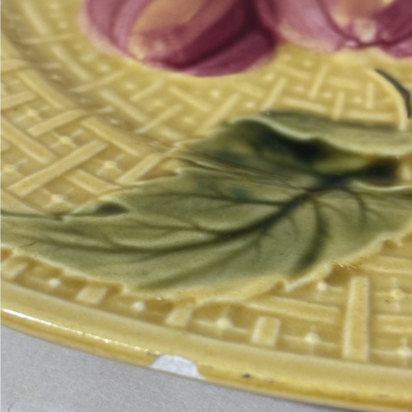Zell Plates 8 1/2 Inch Salad Majolica Germany G S Georg Schminder Antique Qty 5 - Picture 8 of 8